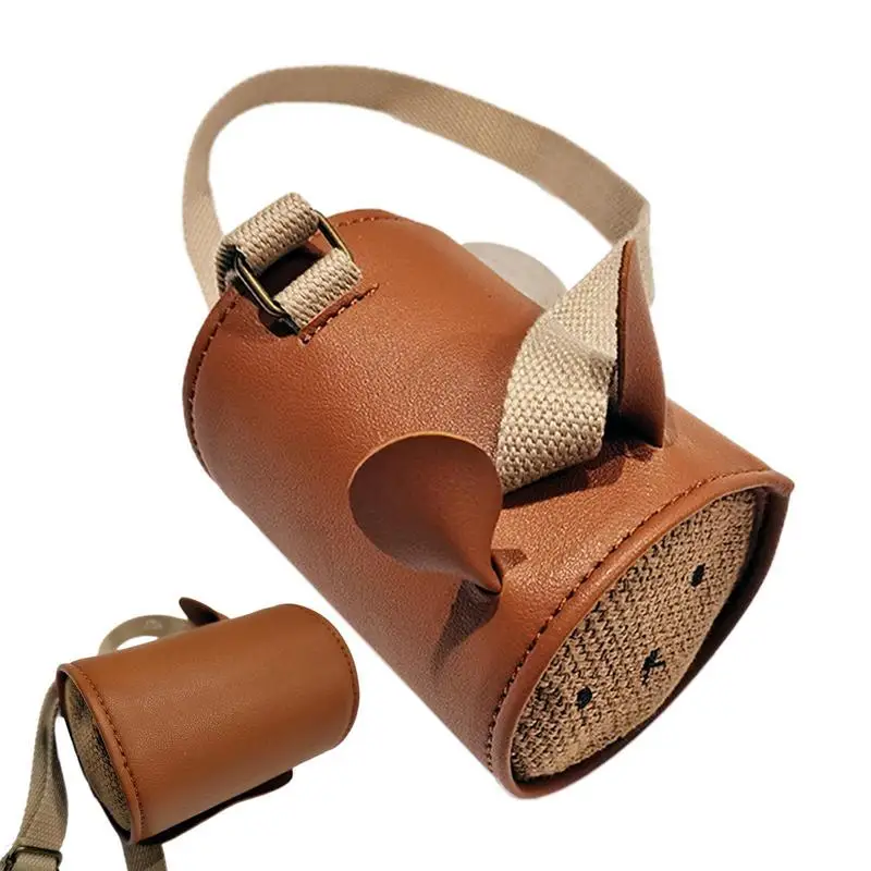 Bunny Crossbody Cylindrical Bag PU Leather Shoulder Bag With Adjustable Shoulder Strap Cartoon Crossbody Bag
Bunny Crossbody Cylindrical Bag PU Leather Shoulder Bag With Adjustable Shoulder Strap Cartoon Crossbody Bag