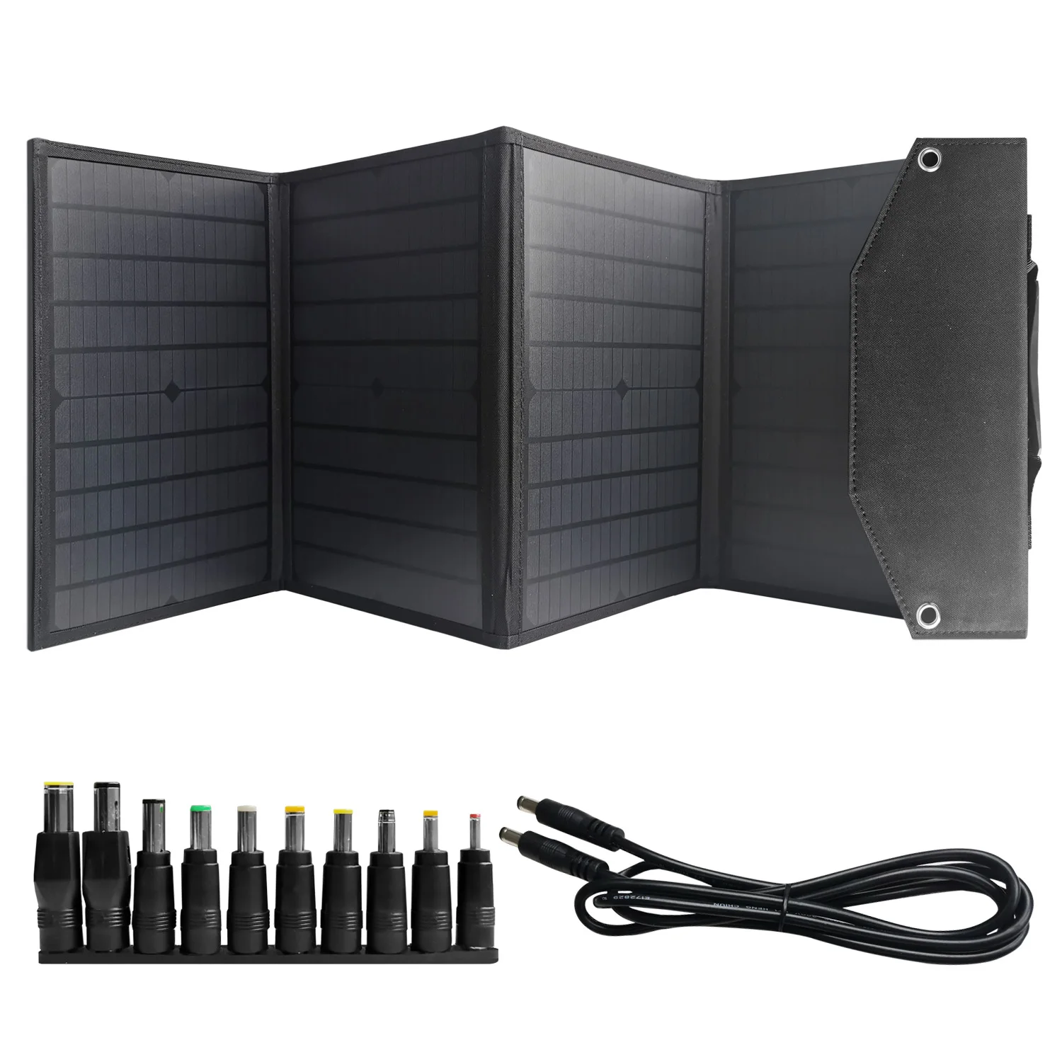 40W 18V Foldable Portable Solar Charging Panel with 3 Outputs Type-C/USB QC3.0/DC, Support Multiple Devices, Portable Power Sta
40W 18V Foldable Portable Solar Charging Panel with 3 Outputs Type-C/USB QC3.0/DC, Support Multiple Devices, Portable Power Sta