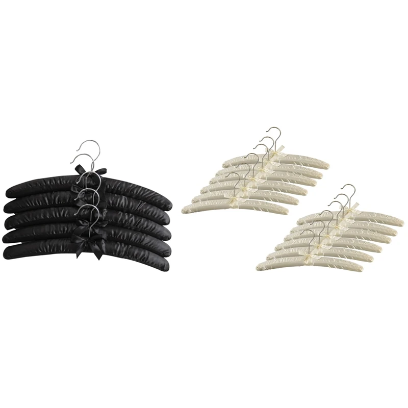 5X 15 Inch Large Satin Padded Hangers,Silk Hangers (Black) & 12Pc 15Inch Large Satin Padded Hangers With Gold Hooks
5X 15 Inch Large Satin Padded Hangers,Silk Hangers (Black) & 12Pc 15Inch Large Satin Padded Hangers With Gold Hooks