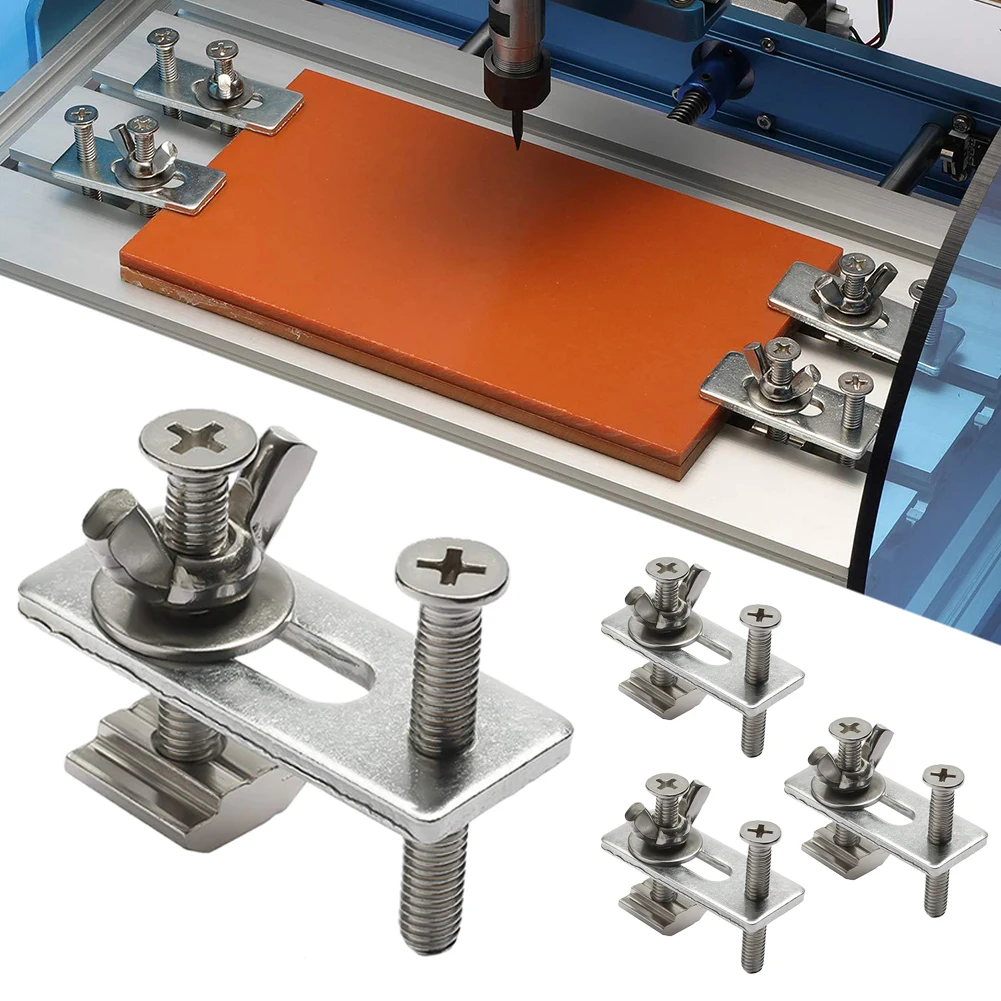 4set T-Track Clamp M6 Hold Down Clamps CNC Router Plywood Engraving Machine Woodworking Clamps Woodworking Tools
4set T-Track Clamp M6 Hold Down Clamps CNC Router Plywood Engraving Machine Woodworking Clamps Woodworking Tools