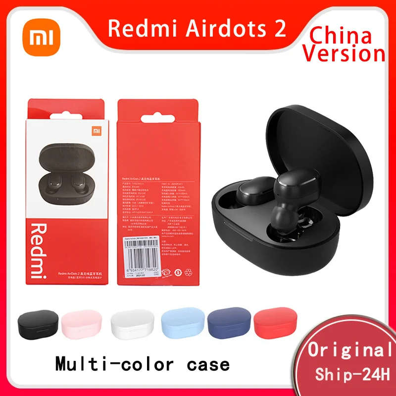 Original Xiaomi Redmi Airdots 2 TWS True Wireless Bluetooth Earphone Stereo bass 5.0 Headset With Mic Handsfree Earbuds
Original Xiaomi Redmi Airdots 2 TWS True Wireless Bluetooth Earphone Stereo bass 5.0 Headset With Mic Handsfree Earbuds