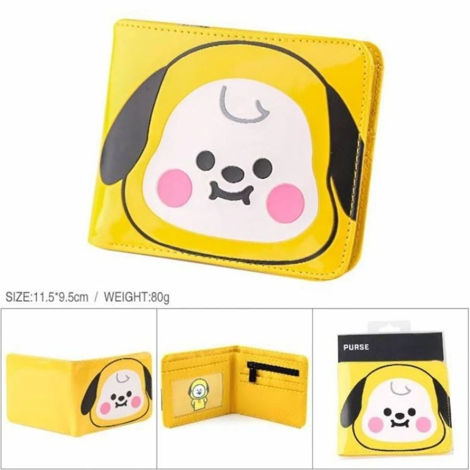 Kpop merch Bangtan Boys Cartoon Animal Wallets for Women Luxury Designer PU Leather Coin Purse Credit Bank ID Card Holder Gifts
Kpop merch Bangtan Boys Cartoon Animal Wallets for Women Luxury Designer PU Leather Coin Purse Credit Bank ID Card Holder Gifts