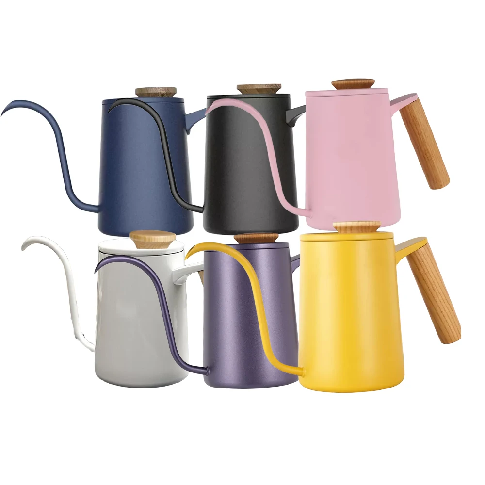 350ML/600Ml Stainless Steel Swallow Mouth Coffee Pot With Solid Wood Handle Long Mouth Drip Spout Coffee Accessories
350ML/600Ml Stainless Steel Swallow Mouth Coffee Pot With Solid Wood Handle Long Mouth Drip Spout Coffee Accessories