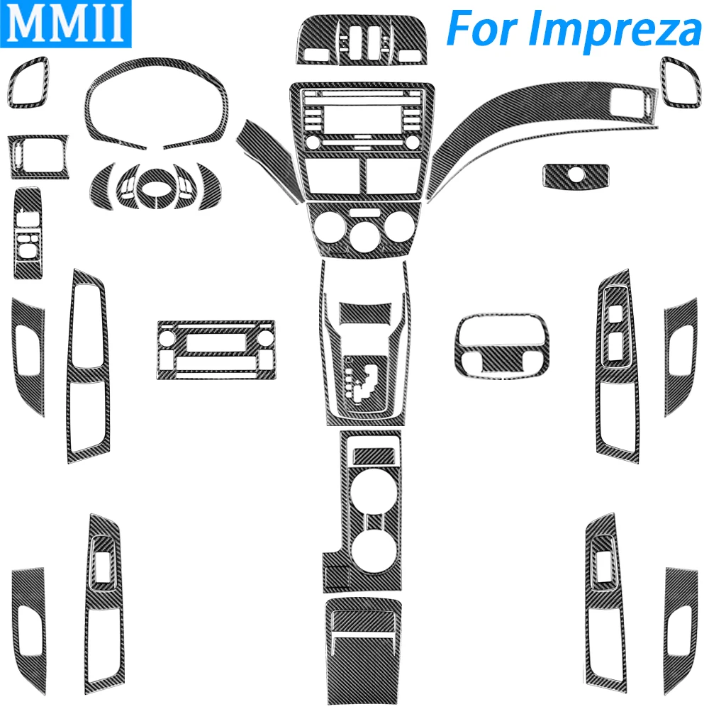 54Pcs Real Carbon Fiber Kits Whole Interior Decorative Car Retrofitting Accessories Sticker For Subaru Impreza WRX 2009-2011
54Pcs Real Carbon Fiber Kits Whole Interior Decorative Car Retrofitting Accessories Sticker For Subaru Impreza WRX 2009-2011