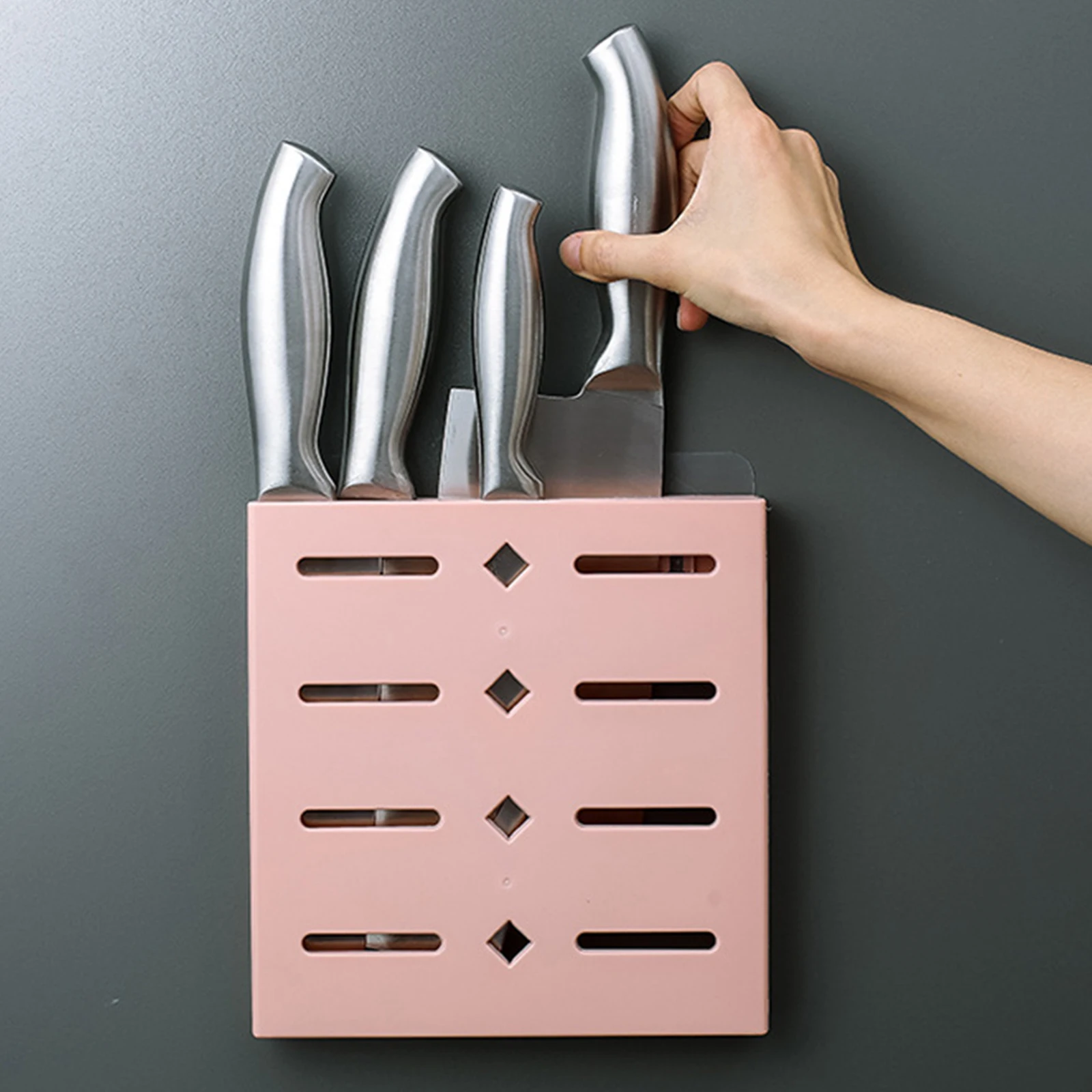 Knife Holder Kitchen Stand Wall-Mounted Knives Holder Organizer Multifunctional Knife Block Storage Cooking Kitchen Accessories
Knife Holder Kitchen Stand Wall-Mounted Knives Holder Organizer Multifunctional Knife Block Storage Cooking Kitchen Accessories