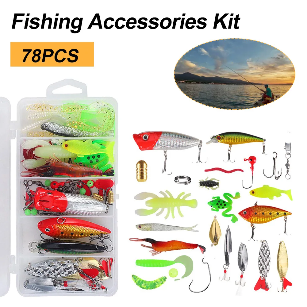 78pcs /lot Silicon Shrimp Fishing Lure Luminous Soft Fishing Lures Accessories Mixed Color Artificial Shrimp Bait Pesca Sabiki
78pcs /lot Silicon Shrimp Fishing Lure Luminous Soft Fishing Lures Accessories Mixed Color Artificial Shrimp Bait Pesca Sabiki