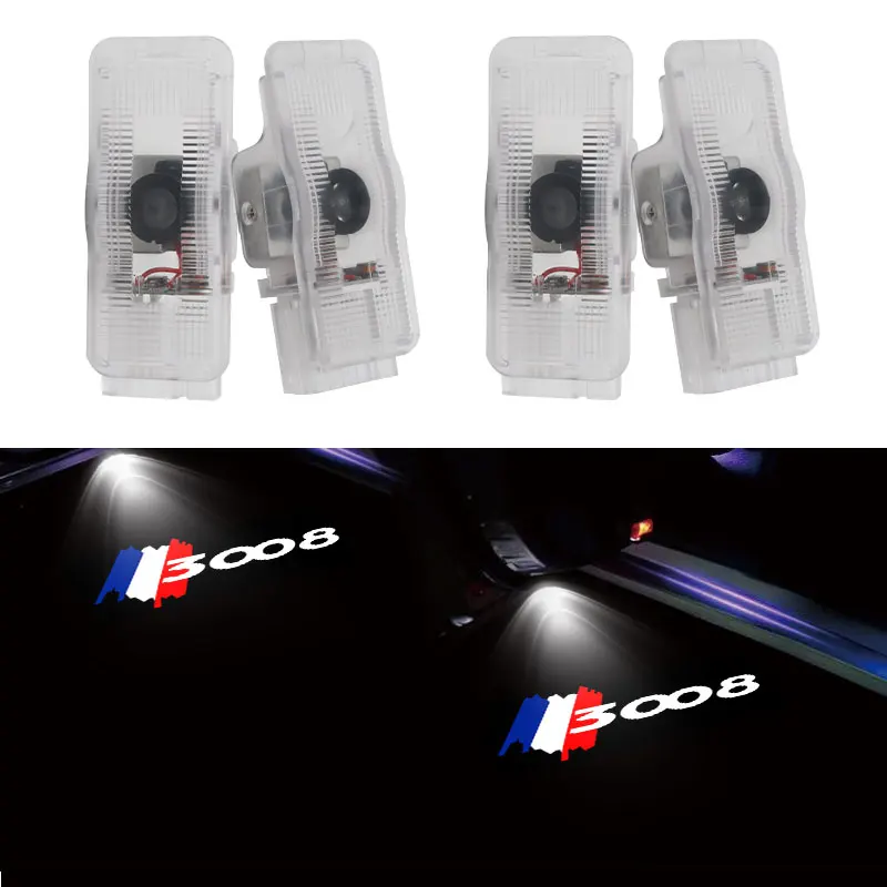 LED Car Door Welcome Lights Logo Projector for Peugeot 3008 4008 5008 Ghost Shadow Lamp Courtesy Light Auto Decorative Accessory
LED Car Door Welcome Lights Logo Projector for Peugeot 3008 4008 5008 Ghost Shadow Lamp Courtesy Light Auto Decorative Accessory