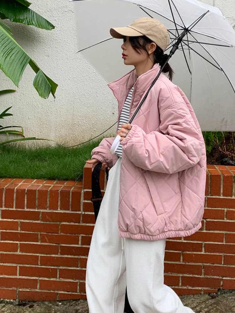 Women Clothing Parkas Oversized 2022 Autumn Winter New Cotton-Padded Jacket Eisure Stand Collar Coat Winter Coat Women Elegant
Women Clothing Parkas Oversized 2022 Autumn Winter New Cotton-Padded Jacket Eisure Stand Collar Coat Winter Coat Women Elegant