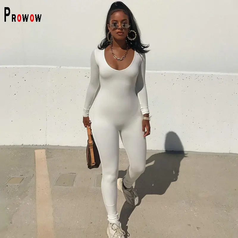 Prowow Sporty Women Jumpsuits Long Sleeve Bodycon Outfits Joggers Yoga Fitness Clothing Long Sleeve Spring Fall Basic Romper
Prowow Sporty Women Jumpsuits Long Sleeve Bodycon Outfits Joggers Yoga Fitness Clothing Long Sleeve Spring Fall Basic Romper