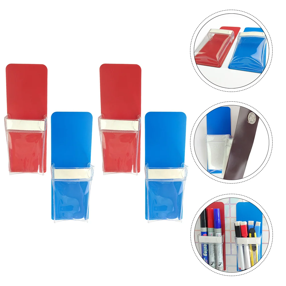 4pcs Fridge Pen Holder Magnetic Pen Pouch for Refrigerator or Metallic Surfaces
4pcs Fridge Pen Holder Magnetic Pen Pouch for Refrigerator or Metallic Surfaces