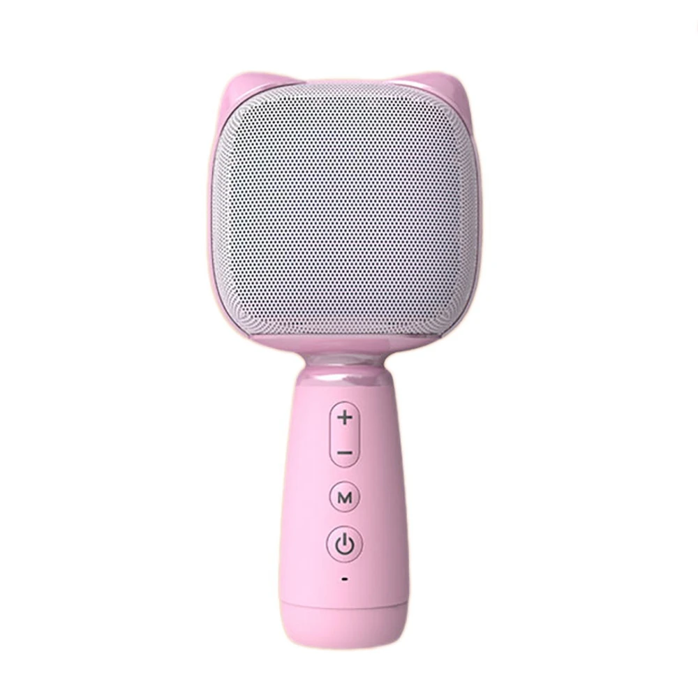 Bluetooth Karaoke Microphone Mini Child Handheld Mic Speaker Portable Mic Suitable for Mobile Phone Karaoke Pink
Bluetooth Karaoke Microphone Mini Child Handheld Mic Speaker Portable Mic Suitable for Mobile Phone Karaoke Pink