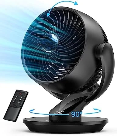 Table Fans for Home Bedroom, 9 Inch Quiet Oscillating Floor Fan with Remote, Air Circulator Fan for Whole Room, 70ft Powerful Ai
Table Fans for Home Bedroom, 9 Inch Quiet Oscillating Floor Fan with Remote, Air Circulator Fan for Whole Room, 70ft Powerful Ai