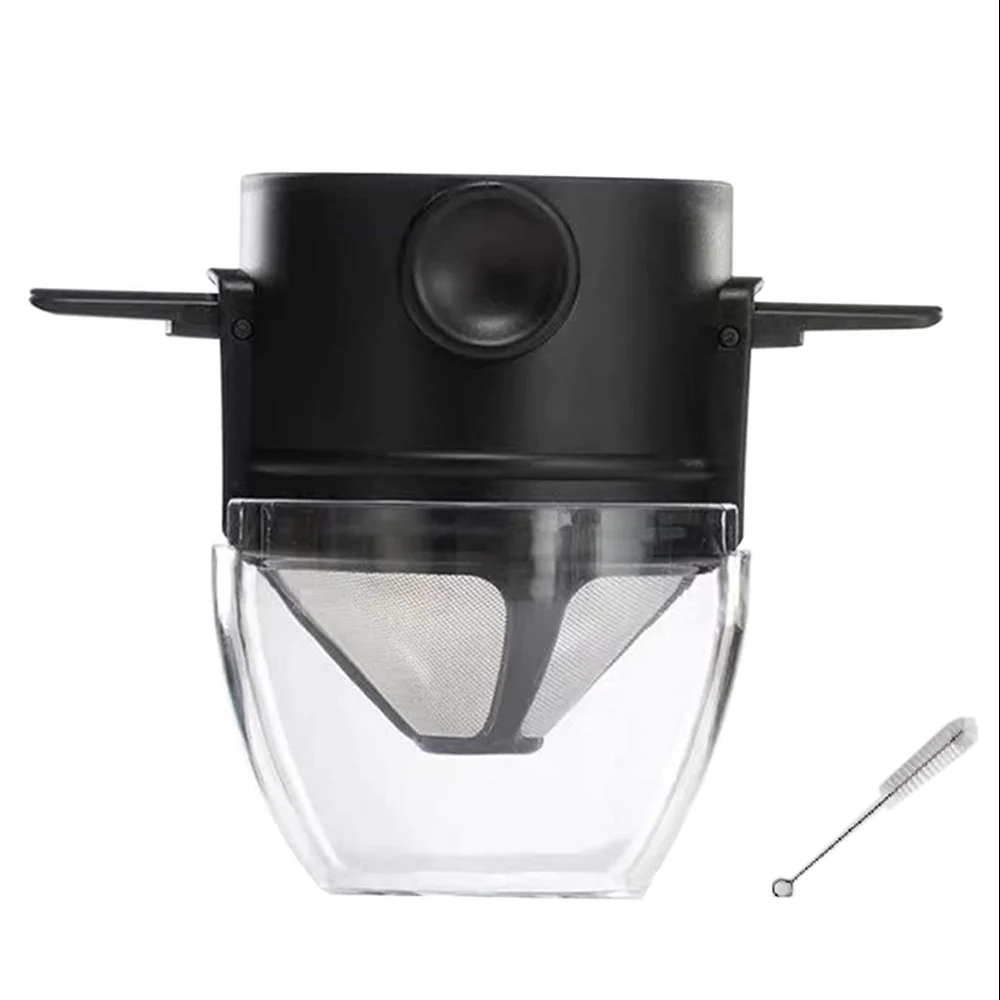 Pour over Coffee Maker,Reusable Cone Coffee Dripper Filter,Coffee Maker with Cleaning Brush for Home/Office/Travel
Pour over Coffee Maker,Reusable Cone Coffee Dripper Filter,Coffee Maker with Cleaning Brush for Home/Office/Travel