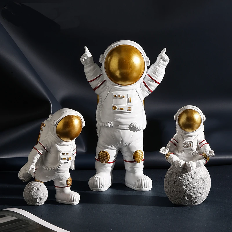 Astronaut Figurine Resin Spaceman Sculpture Modern Home Miniatures Table Ornaments Room Cafe Office Desk Decorative Cosmonaut
Astronaut Figurine Resin Spaceman Sculpture Modern Home Miniatures Table Ornaments Room Cafe Office Desk Decorative Cosmonaut