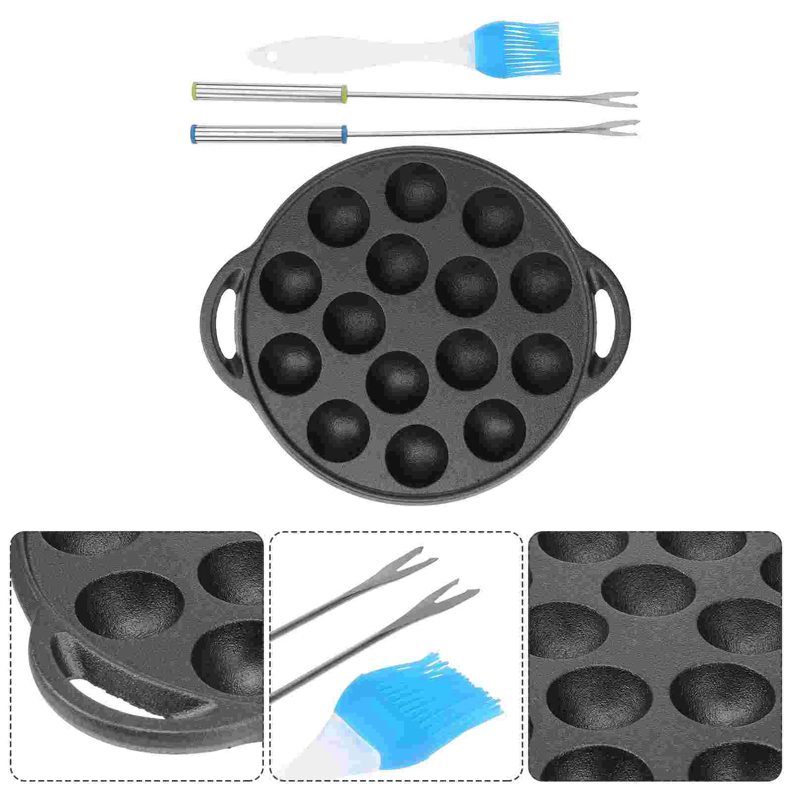 Snail Wok Kitchen Cookware Multi-function Frying Pan Nonstick Round Shape Mini Cupcake Pans Casting Iron Thick Pot
Snail Wok Kitchen Cookware Multi-function Frying Pan Nonstick Round Shape Mini Cupcake Pans Casting Iron Thick Pot