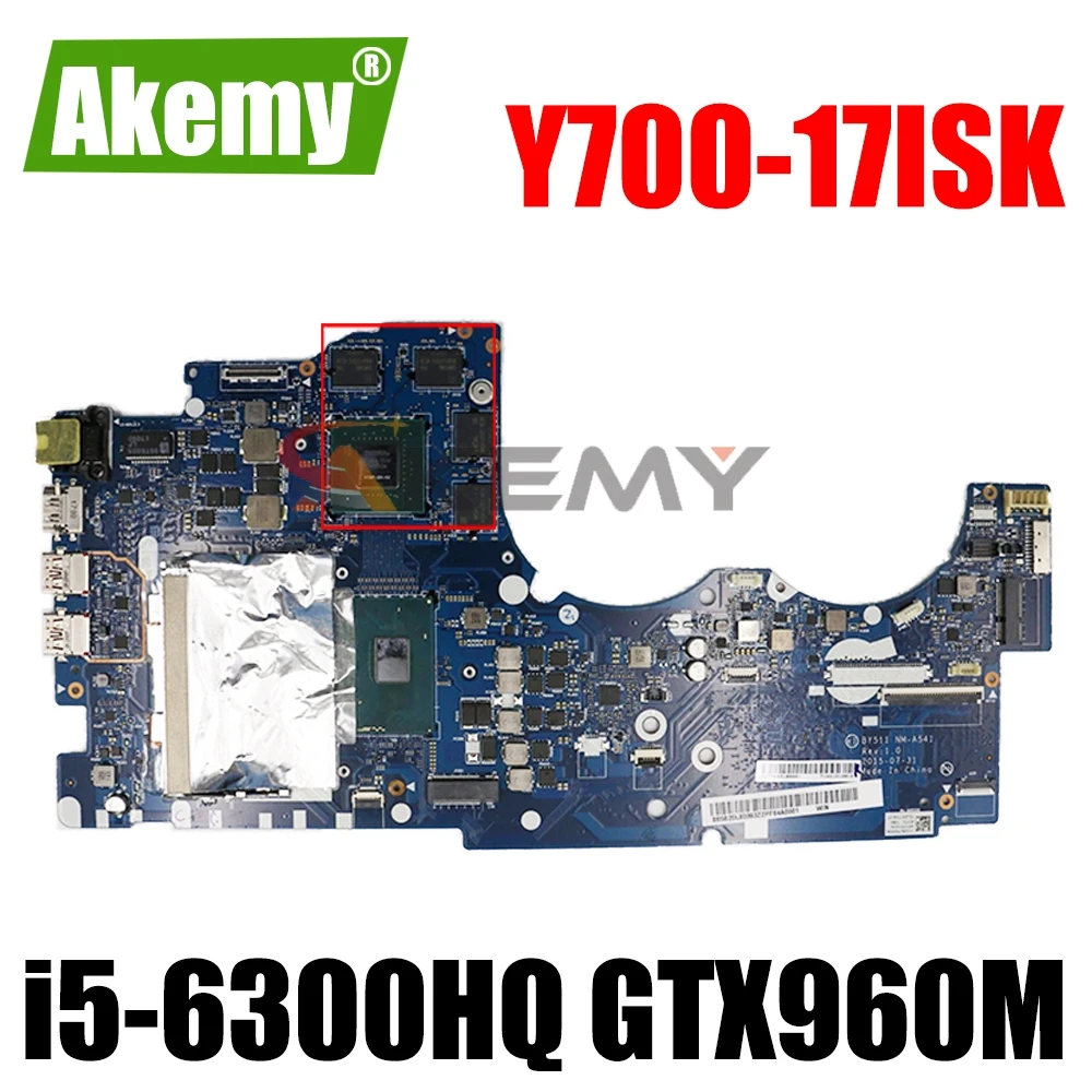 BY511 телефон, материнская плата для Lenovo NM-A541, материнская плата для ноутбука, процессор i5 6300HQ GTX960M DDR4 100%, протестированная работа
BY511 телефон, материнская плата для Lenovo NM-A541, материнская плата для ноутбука, процессор i5 6300HQ GTX960M DDR4 100%, протестированная работа