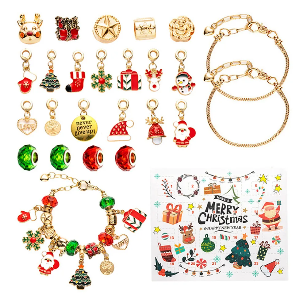 Christmas Bracelet Advent Calendar DIY Jewelry Gift Festive Crafts Child Safe Exciting Daily Surprises 22 Pendant Beads
Christmas Bracelet Advent Calendar DIY Jewelry Gift Festive Crafts Child Safe Exciting Daily Surprises 22 Pendant Beads