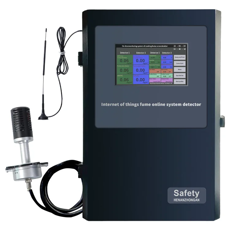 

ZhongAn Model S510 gas detector Internet of Things lampblack online system gas monitor