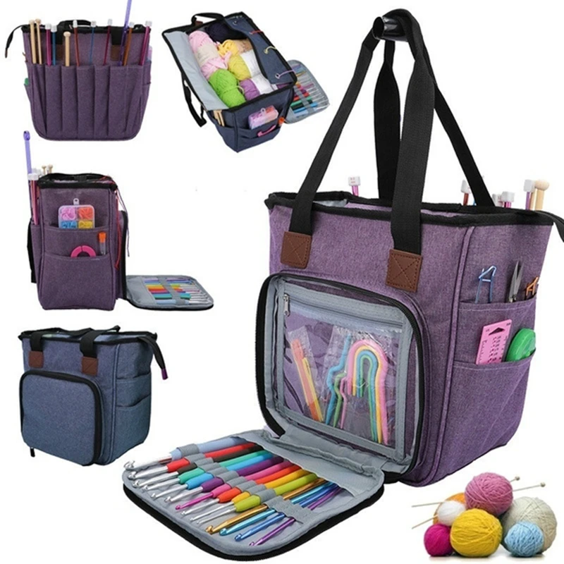 Portable Knitting Bag Wool Crochet Storage Bags Sewing Needles Organizer Knitting Needles Household Organizer Sewing Supplies
Portable Knitting Bag Wool Crochet Storage Bags Sewing Needles Organizer Knitting Needles Household Organizer Sewing Supplies