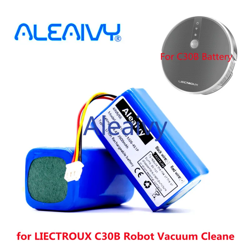 New Original 14.4v Battery for LIECTROUX C30B Robot Vacuum Cleaner 2600mAh 3500mAh 18650 lithium cell Cleaning Tool Parts
New Original 14.4v Battery for LIECTROUX C30B Robot Vacuum Cleaner 2600mAh 3500mAh 18650 lithium cell Cleaning Tool Parts