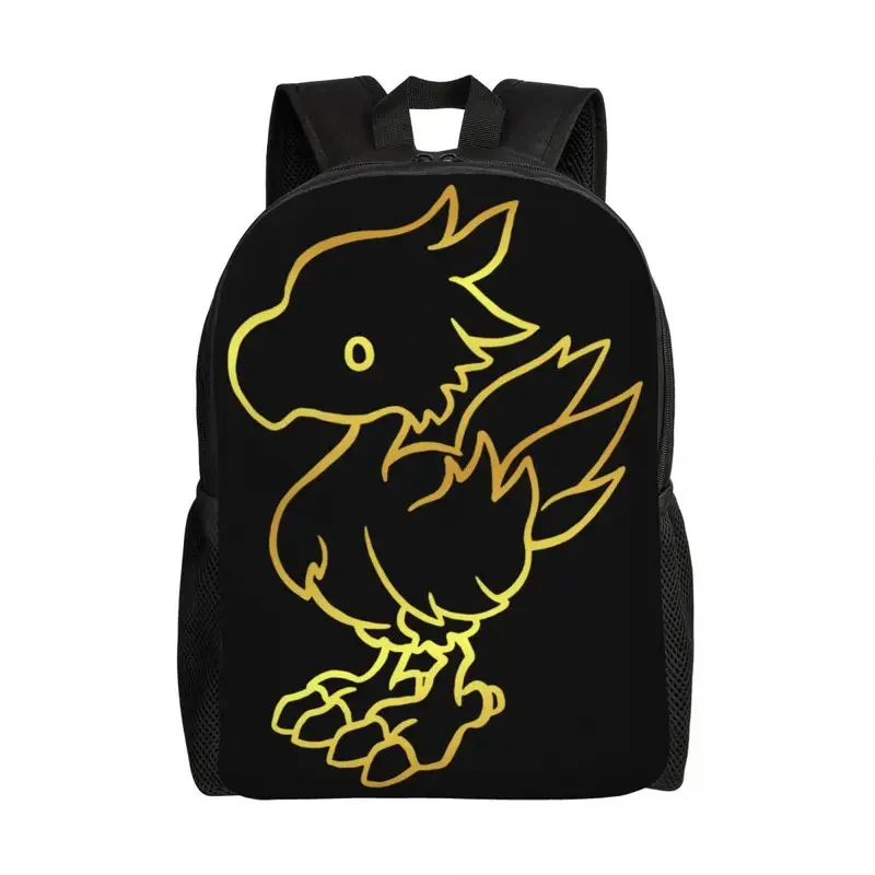 Индивидуальный дорожный рюкзак Chocobo с финальной фантазией для мужчин и женщин