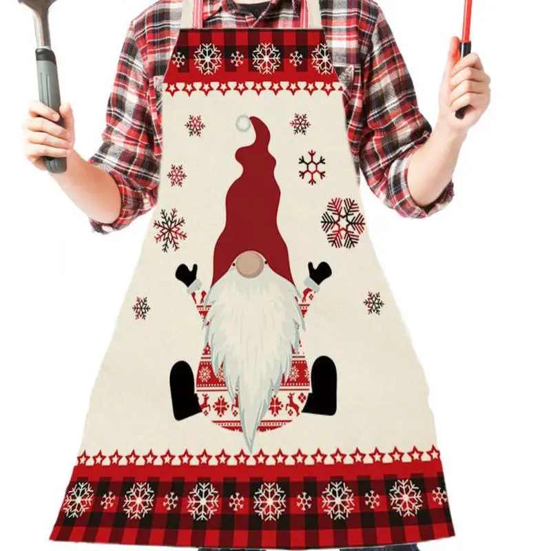Christmas Aprons Women Merry Christmas Kitchen Chef Apron Black Red Plaid Aprons Cooking/Baking/Grill/BBQ Linen Christmas Apron
Christmas Aprons Women Merry Christmas Kitchen Chef Apron Black Red Plaid Aprons Cooking/Baking/Grill/BBQ Linen Christmas Apron