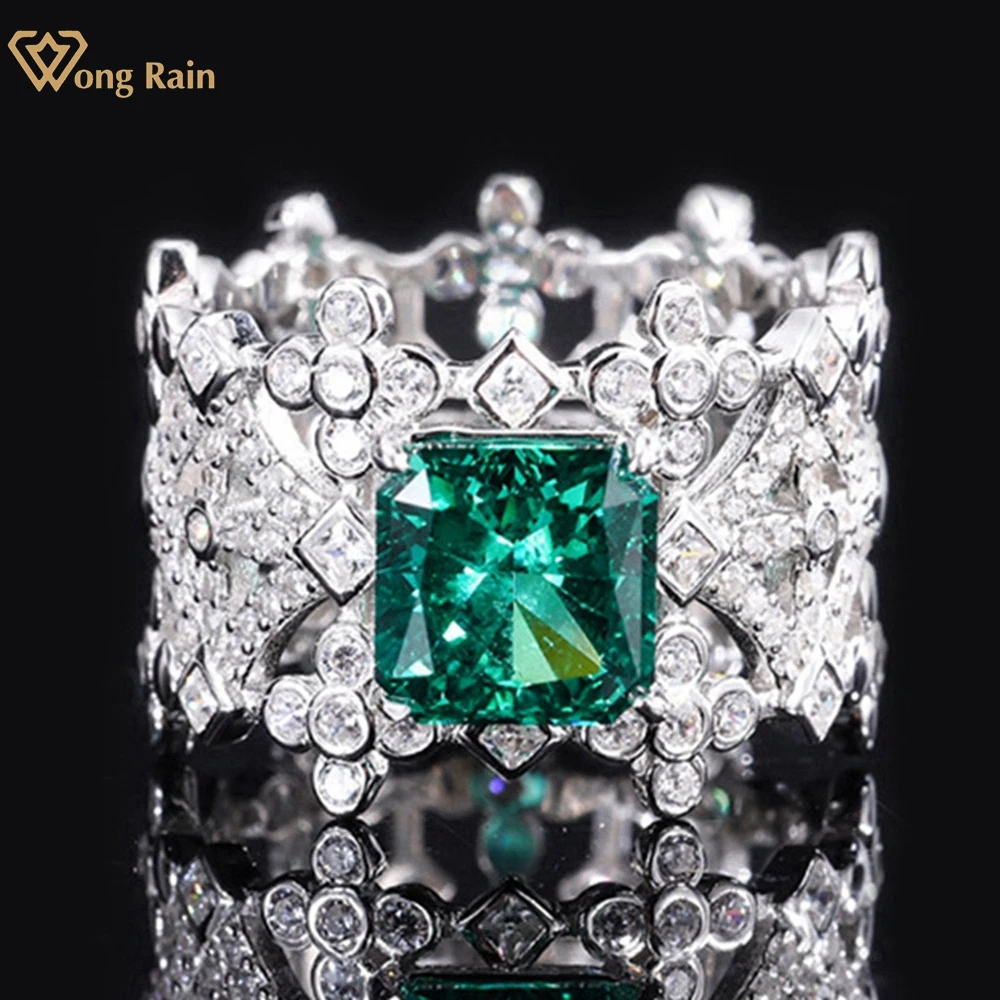 Wong Rain 925 пробы, серебро, измельченный лед, создан, Moissanite, изумруд, аквамарин, аметист, драгоценный камень, женские кольца, ювелирные изделия
Wong Rain 925 пробы, серебро, измельченный лед, создан, Moissanite, изумруд, аквамарин, аметист, драгоценный камень, женские кольца, ювелирные изделия