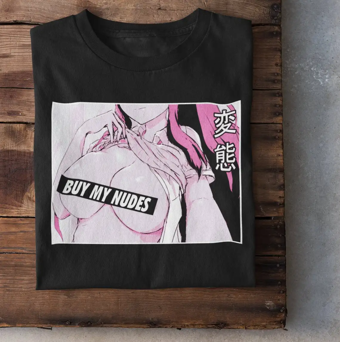 2021 Men/women's Summer Black Street Fashion Hip Hop Buy My Nudes Hentai T-shirt Cotton Tees Short Sleeve Tops
2021 Men/women's Summer Black Street Fashion Hip Hop Buy My Nudes Hentai T-shirt Cotton Tees Short Sleeve Tops