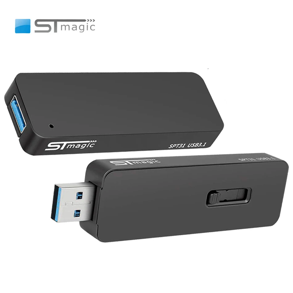 

Stmagic SPT31 Metal SSD USB Flash Drive USB3.1 Pendrive External Solid State Disk 128GB 256GB 512GB 1TB 2T Memory Stick Portable