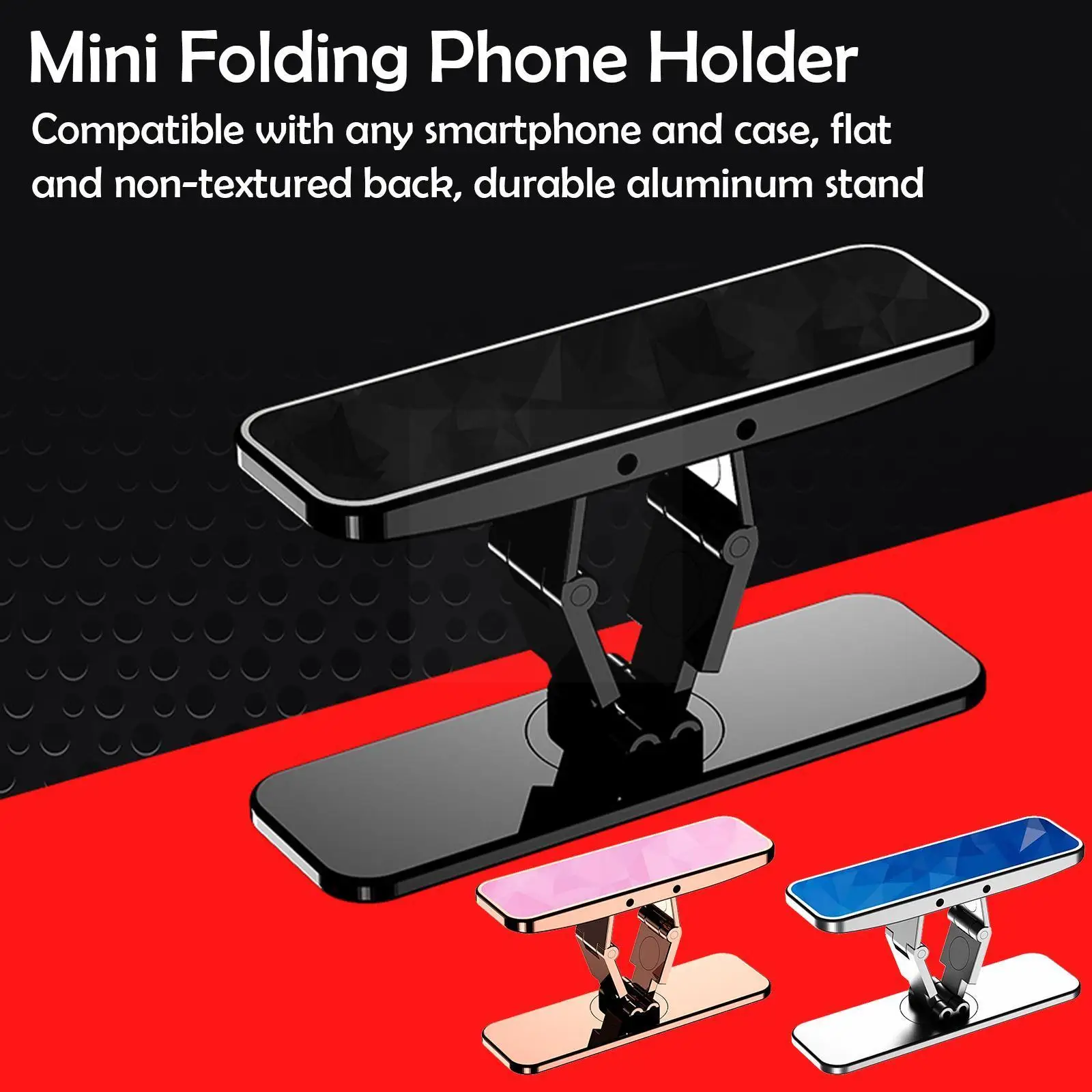 Мини складной держатель для телефона, универсальный металлический вращающийся на 360 градусов Регулируемый Настольный держатель для телефо...
Мини складной держатель для телефона, универсальный металлический вращающийся на 360 градусов Регулируемый Настольный держатель для телефо...