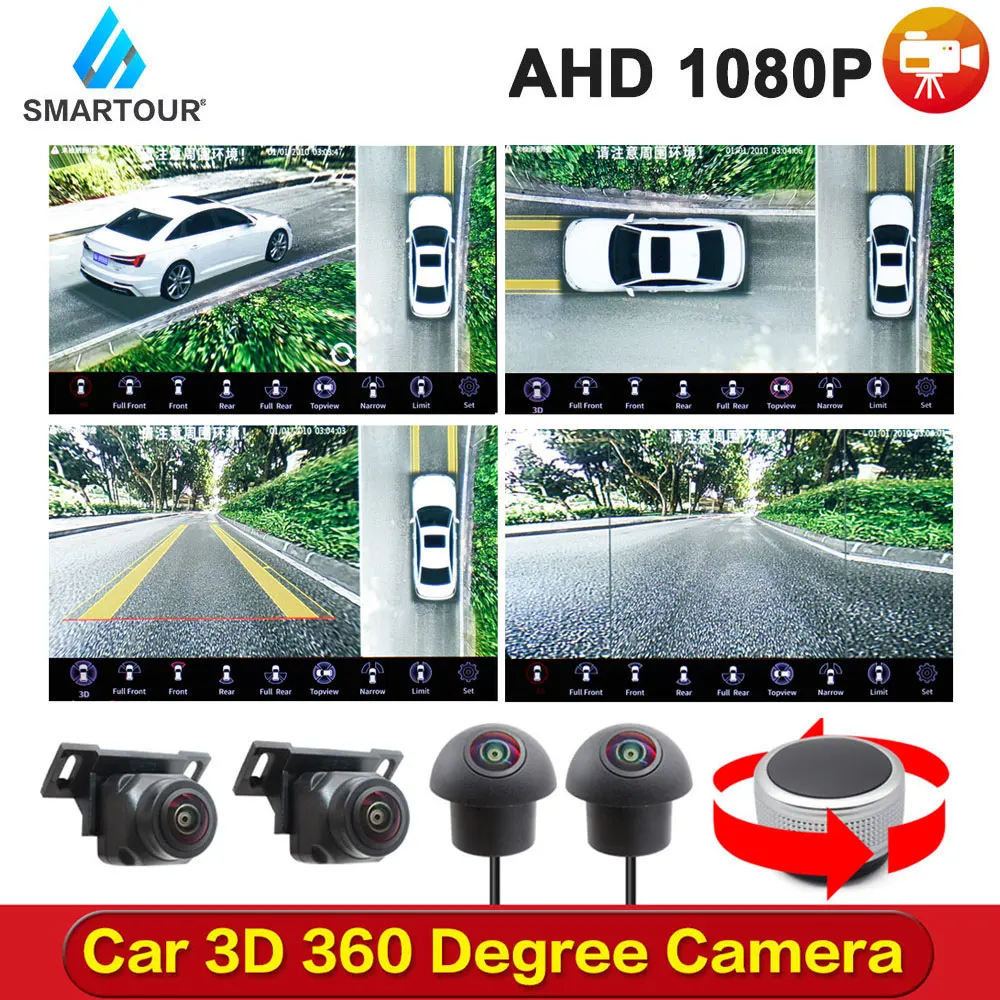 SMARTOUR AHD 3D 360 Bird’s View System 4CH Driving Recorder 360 Degree Surround View System Vehicle ParkAssist Android Universal
SMARTOUR AHD 3D 360 Bird’s View System 4CH Driving Recorder 360 Degree Surround View System Vehicle ParkAssist Android Universal