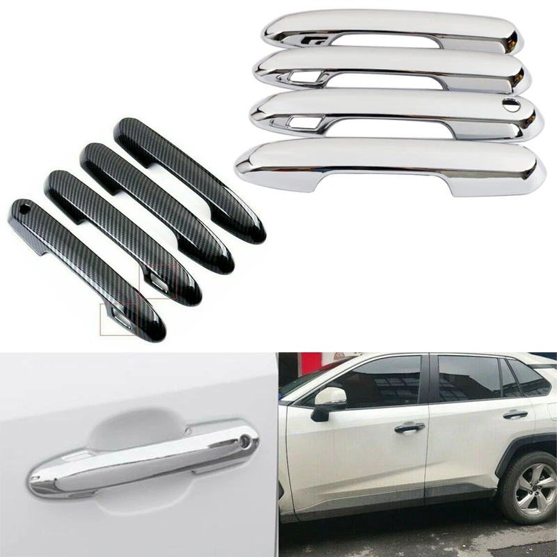 For Toyota RAV4 5th Generation XA50 2019-2021 Chrome/Carbon Fiber Car Door Handle Cover Trim Protection Stickers Auto Styling
For Toyota RAV4 5th Generation XA50 2019-2021 Chrome/Carbon Fiber Car Door Handle Cover Trim Protection Stickers Auto Styling