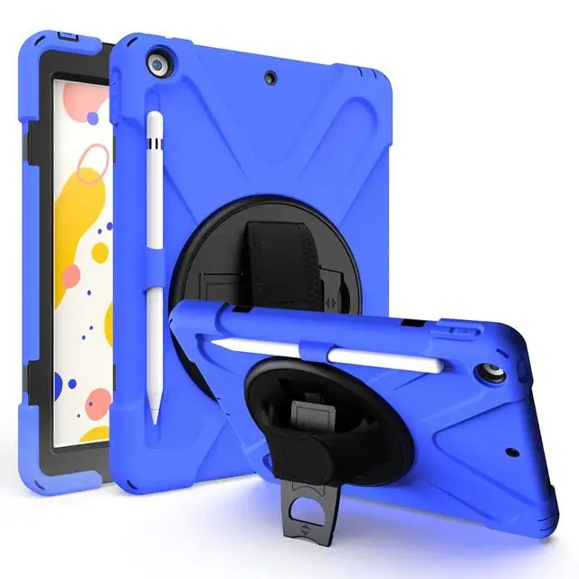 Heavy Duty Coque For iPad 8th 10.2 2020 Pencil Case Armor 360 Rotation Hand Strap Silicon PVC Cover For iPad 10.2 Cover + Pen
Heavy Duty Coque For iPad 8th 10.2 2020 Pencil Case Armor 360 Rotation Hand Strap Silicon PVC Cover For iPad 10.2 Cover + Pen
