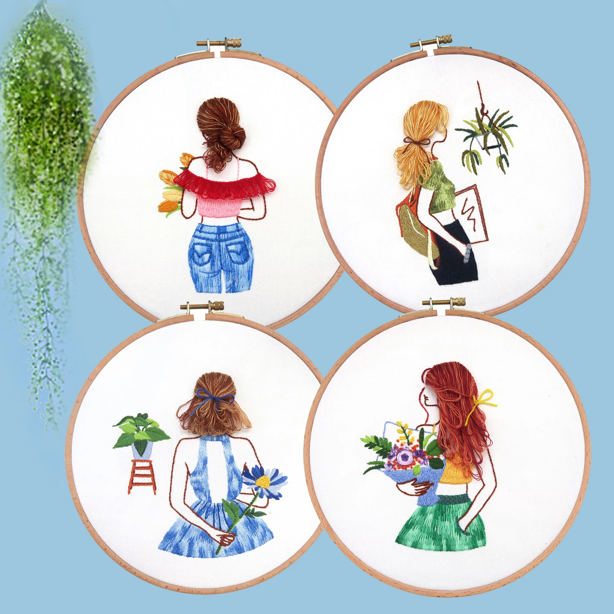 Fashion Girl Embroidery Kit for Beginners with Embroidery Patterns Friends Embroidery Gifts Needlework DIY Kit English Manual
Fashion Girl Embroidery Kit for Beginners with Embroidery Patterns Friends Embroidery Gifts Needlework DIY Kit English Manual