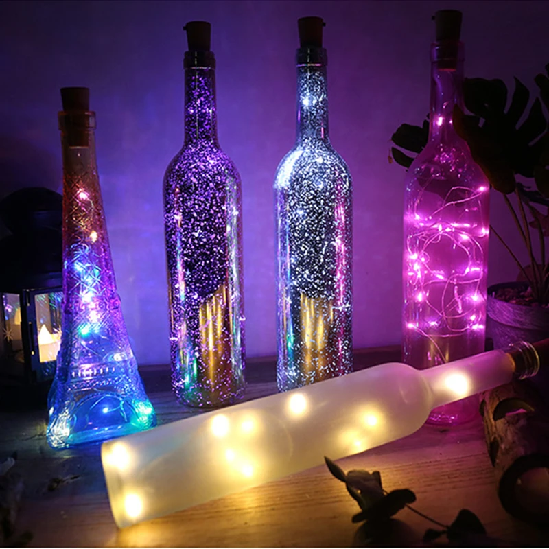 1 2 3M 10 20 30LED Cork Shaped Bottle Stopper Light Glass Wine LED Copper Wire String Lights for Christmas Lights Party Wedding
1 2 3M 10 20 30LED Cork Shaped Bottle Stopper Light Glass Wine LED Copper Wire String Lights for Christmas Lights Party Wedding