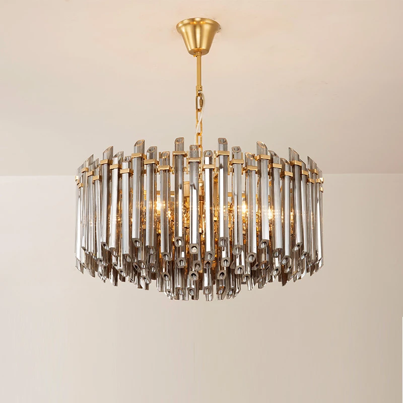 Luxury crystal chandelier Nordic LED living room lamp black chandelier new round restaurant bedroom decoration lamp
Luxury crystal chandelier Nordic LED living room lamp black chandelier new round restaurant bedroom decoration lamp