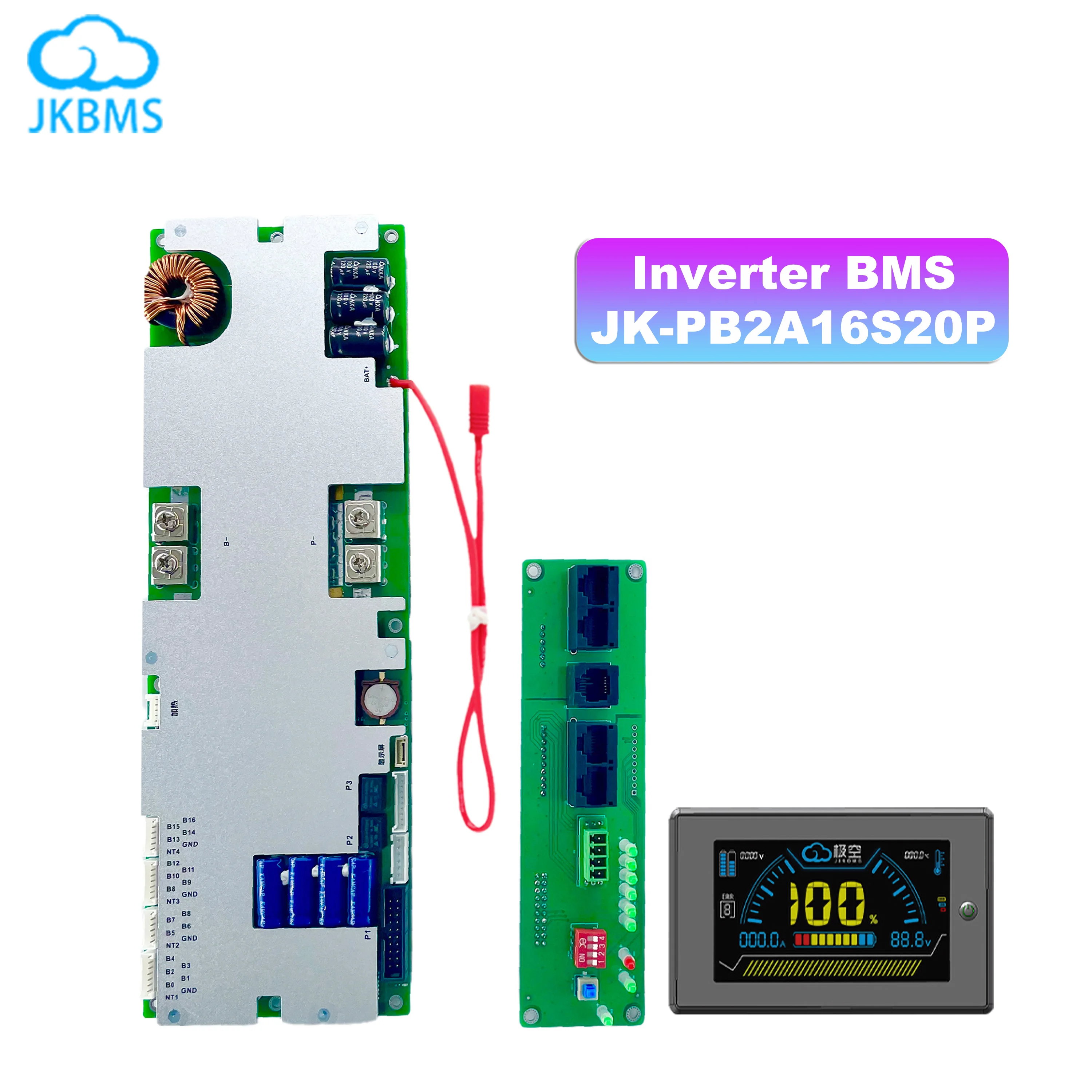 Интеллектуальный инвертор JKBMS BMS 8S 16S 24V 48V 200A 8S 16S семейное хранилище энергии Lifepo4/li-ion/LTO для инвертора Growatt Deye и т. д.
Интеллектуальный инвертор JKBMS BMS 8S 16S 24V 48V 200A 8S 16S семейное хранилище энергии Lifepo4/li-ion/LTO для инвертора Growatt Deye и т. д.