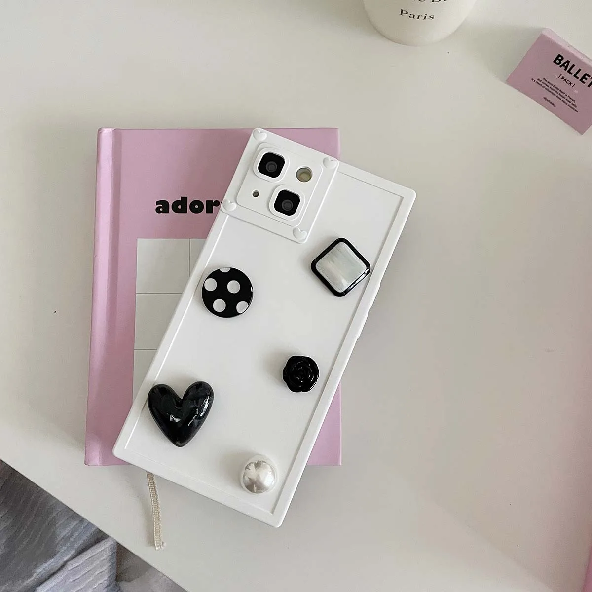 Square Silicone 3D Heart Gem Back Covers For iPhone 14 13 12 11 XS Pro Max Plus X XR Bumper Shockproof Phone Case Cute For Girls
Square Silicone 3D Heart Gem Back Covers For iPhone 14 13 12 11 XS Pro Max Plus X XR Bumper Shockproof Phone Case Cute For Girls