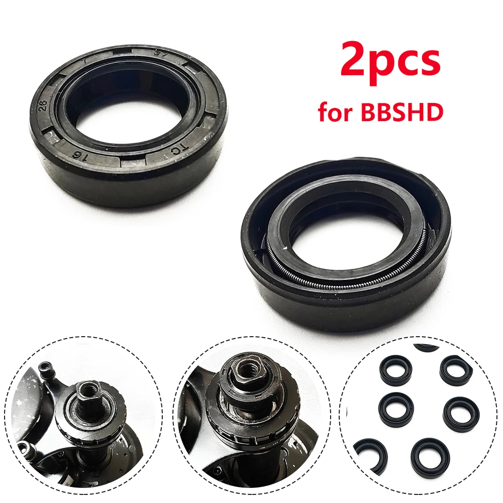 

For Bafang Oil Seal 16mm Inner 26mm Outer 2pcs 7mm Thickness Assembling Components Electric Bicycle For BBS HD Mid-Motor