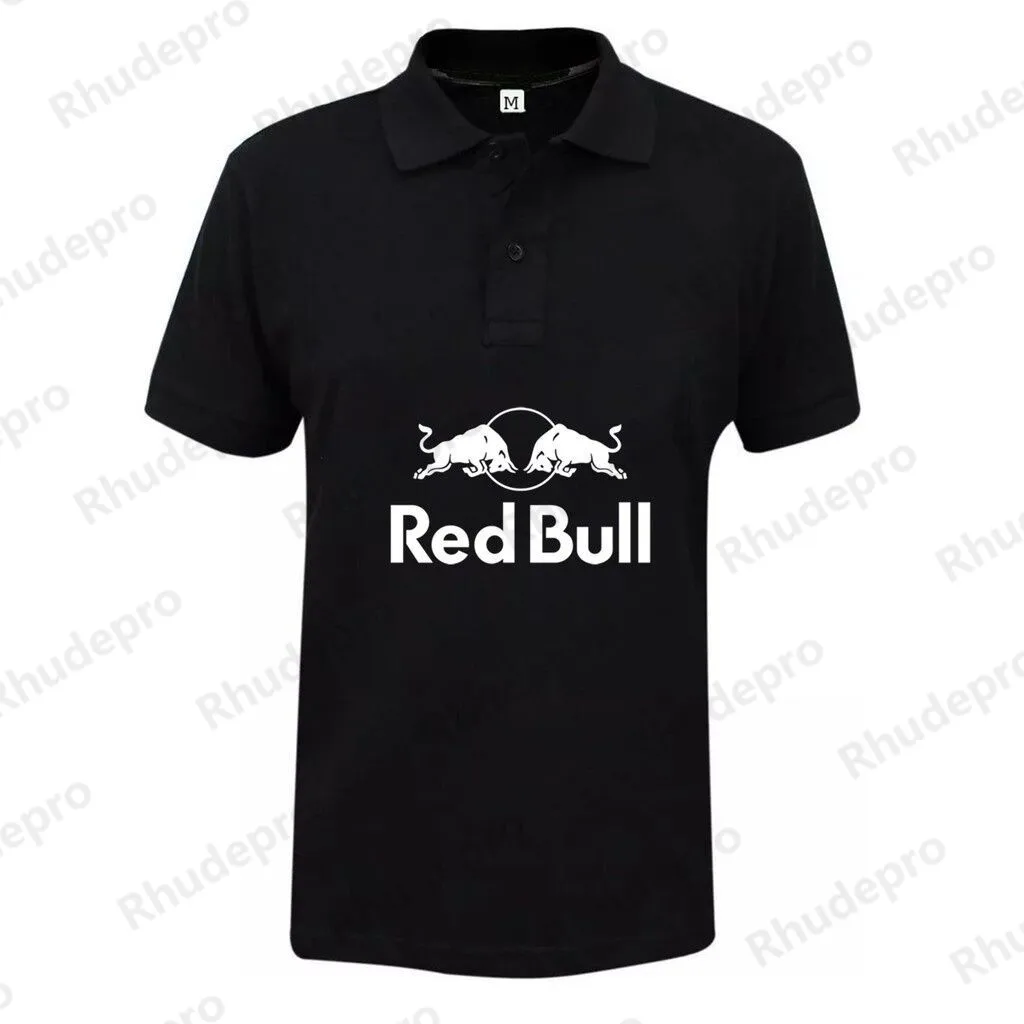 2024 НОВАЯ рубашка поло Red Bull с 3D принтом мужская модная тенденция для мальчиков