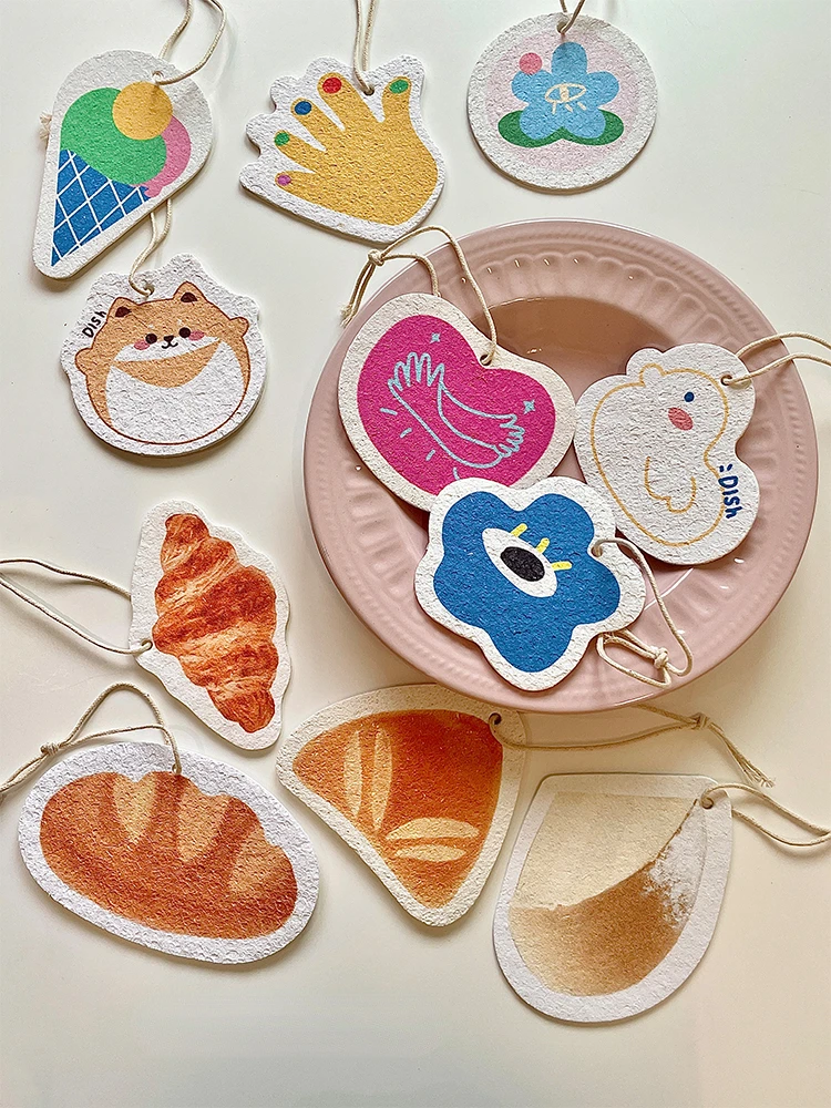 Non-stick Cartoon Wood Pulp Cotton Sponge Dish Cloth Compresse Magic Oil Multifunction Kitchen Rag Towel Roll Dishwashing Sponge
Non-stick Cartoon Wood Pulp Cotton Sponge Dish Cloth Compresse Magic Oil Multifunction Kitchen Rag Towel Roll Dishwashing Sponge