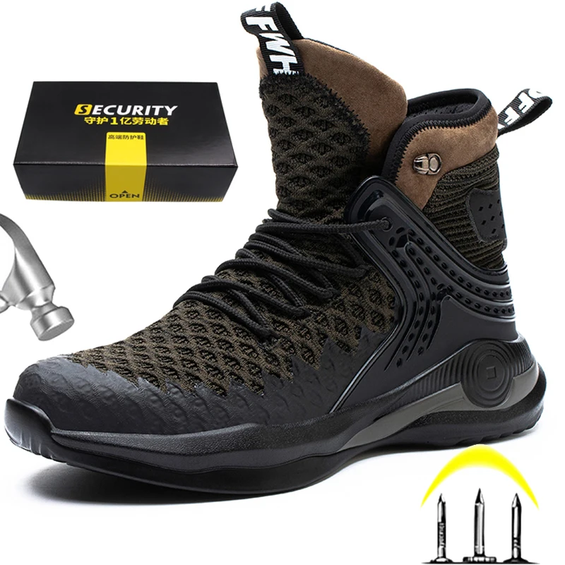 Men Work Safety Boots Steel Top Cap Work Shoes Puncture-Proof Protective Shoes Work Boots Indestructible Security Sneakers Male
Men Work Safety Boots Steel Top Cap Work Shoes Puncture-Proof Protective Shoes Work Boots Indestructible Security Sneakers Male