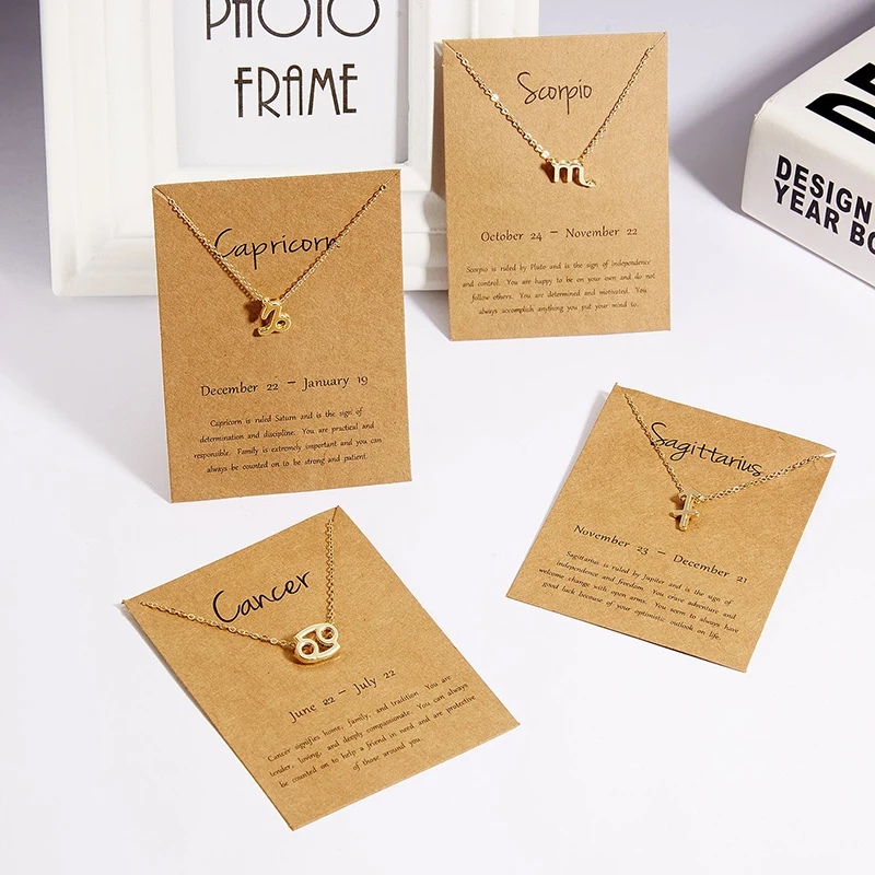 1Pcs Constellation Metal Simple Personality Necklace Party Favor Birthday Party Gift for Friend Guest Presents Souvenir Collares
1Pcs Constellation Metal Simple Personality Necklace Party Favor Birthday Party Gift for Friend Guest Presents Souvenir Collares