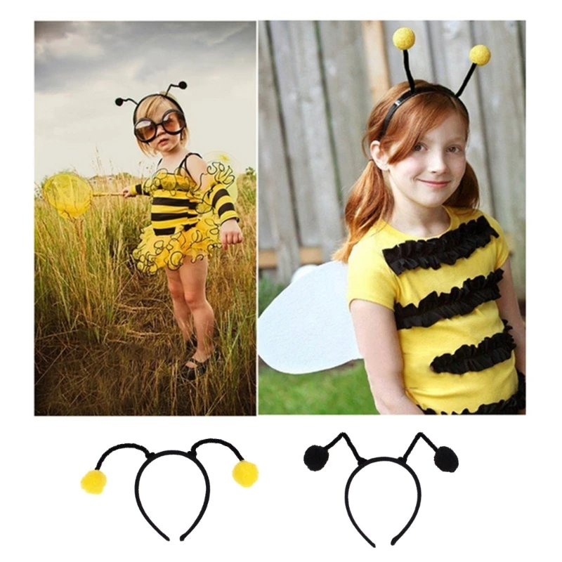 M2EA Adult Teens Cute Bee Pompom Antenna Shape Headband Plush Hair Hoop Makeup Live Broadcast Cosplay Party Headpieces
M2EA Adult Teens Cute Bee Pompom Antenna Shape Headband Plush Hair Hoop Makeup Live Broadcast Cosplay Party Headpieces