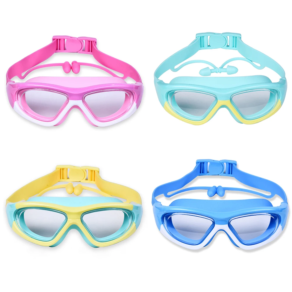 Kids Swimming Glasses Professional Kids Swim Goggles Soft Anti-Fog with Earplugs for 3-12 Years Children Boys Girls 
Kids Swimming Glasses Professional Kids Swim Goggles Soft Anti-Fog with Earplugs for 3-12 Years Children Boys Girls