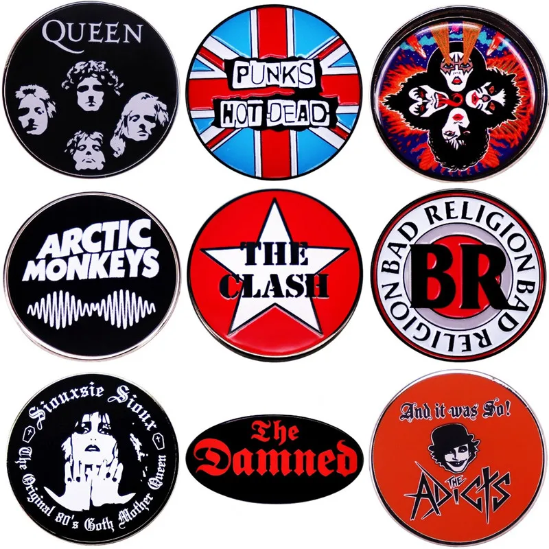 Britain UK Rock Music Band Brooches Enamel Pin Brooch Badge Lapel Pins Hard Metal Alloy Jacket Decoration Ornaments Jewelry
Britain UK Rock Music Band Brooches Enamel Pin Brooch Badge Lapel Pins Hard Metal Alloy Jacket Decoration Ornaments Jewelry