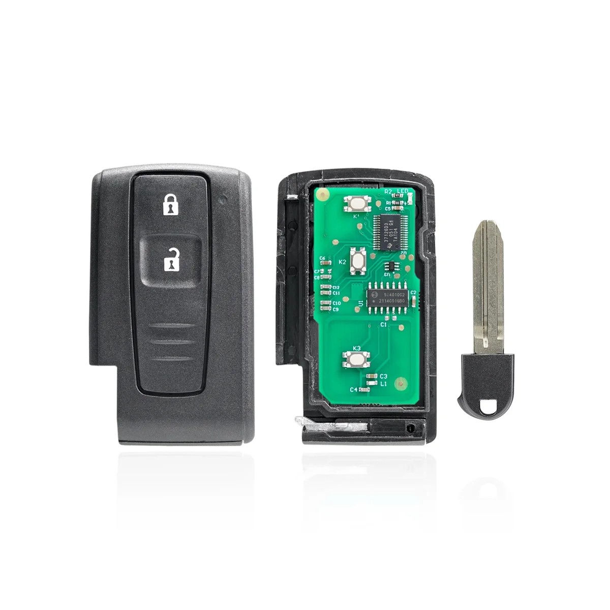 

Пульт дистанционного управления с двумя кнопками Ask 433 МГц для Toyota Prius 2004-2009 ID: B31EG-485 M0ZB31EG/мозаb31eg