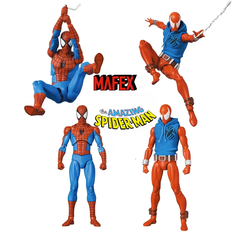 Фигурка Человека-паука MAFEX185 MAFEX186, фигурка лекарственного аниме, алая Фигурка Человека-паука, 15 см, модель товара, кукла, украшение комнаты, игрушка в подарок
Фигурка Человека-паука MAFEX185 MAFEX186, фигурка лекарственного аниме, алая Фигурка Человека-паука, 15 см, модель товара, кукла, украшение комнаты, игрушка в подарок