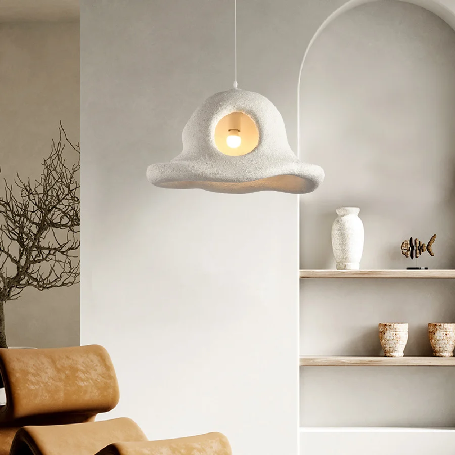 Nordic Creative Wabi-Sabi Wind Led Hat Pendant Lights Lustre Restaurant Bar Bedroom Dining Room Home Decor Hanging Lamp Fixture
Nordic Creative Wabi-Sabi Wind Led Hat Pendant Lights Lustre Restaurant Bar Bedroom Dining Room Home Decor Hanging Lamp Fixture