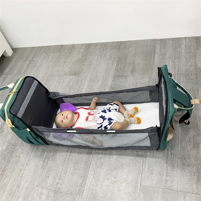Multi-function Baby Diaper Backpack Oxford Cloth Stroller Nappy Maternity Bag Large Capacity Travel Folding Bed Mommy Crib Pack
Multi-function Baby Diaper Backpack Oxford Cloth Stroller Nappy Maternity Bag Large Capacity Travel Folding Bed Mommy Crib Pack